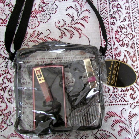 CLEAR BAG for CONCERTS, SPORTS, WHEREVER YOUR HANDBAG IS INSPECTED, ROBERTA AMEE - Picture 3 of 4